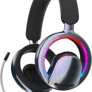 RGB Open-Back Wireless Gaming Headphones
