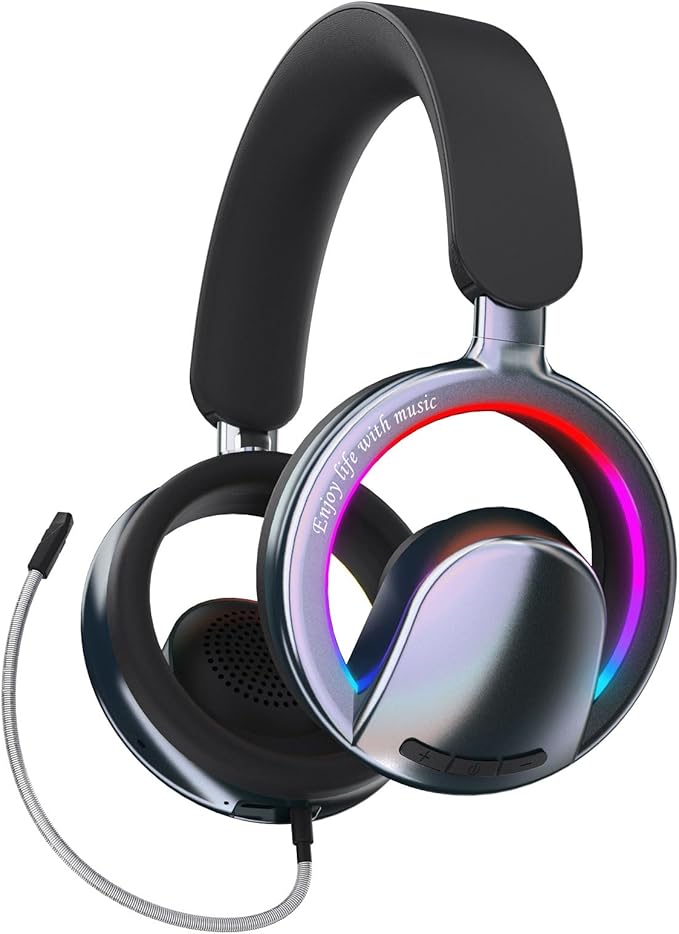 RGB Open-Back Wireless Gaming Headphones