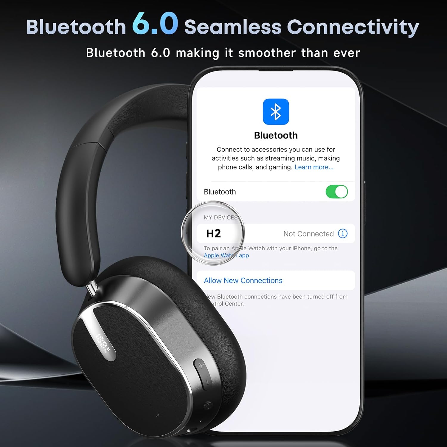 Hybrid Active Noise Cancelling Wireless Headphones - Image 3