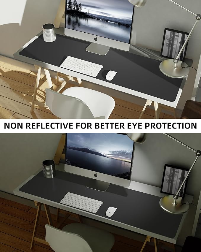 Premium PU Leather Desk Pad (48" x 17") - Image 4