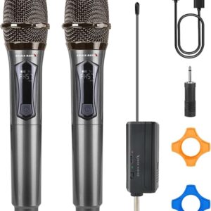 Wireless Handheld Microphones for Singing with 500 FT Reception