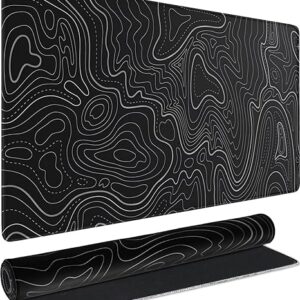 Large Gaming Mouse Pad, Waterproof Extra Large Mousepad with Stitched Edges