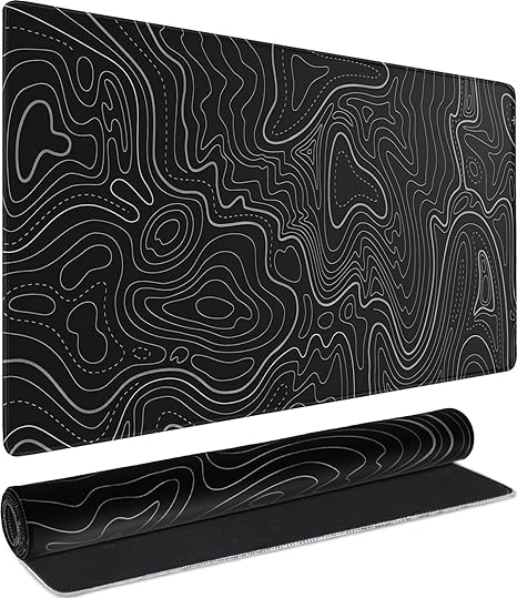 Large Gaming Mouse Pad, Waterproof Extra Large Mousepad with Stitched Edges
