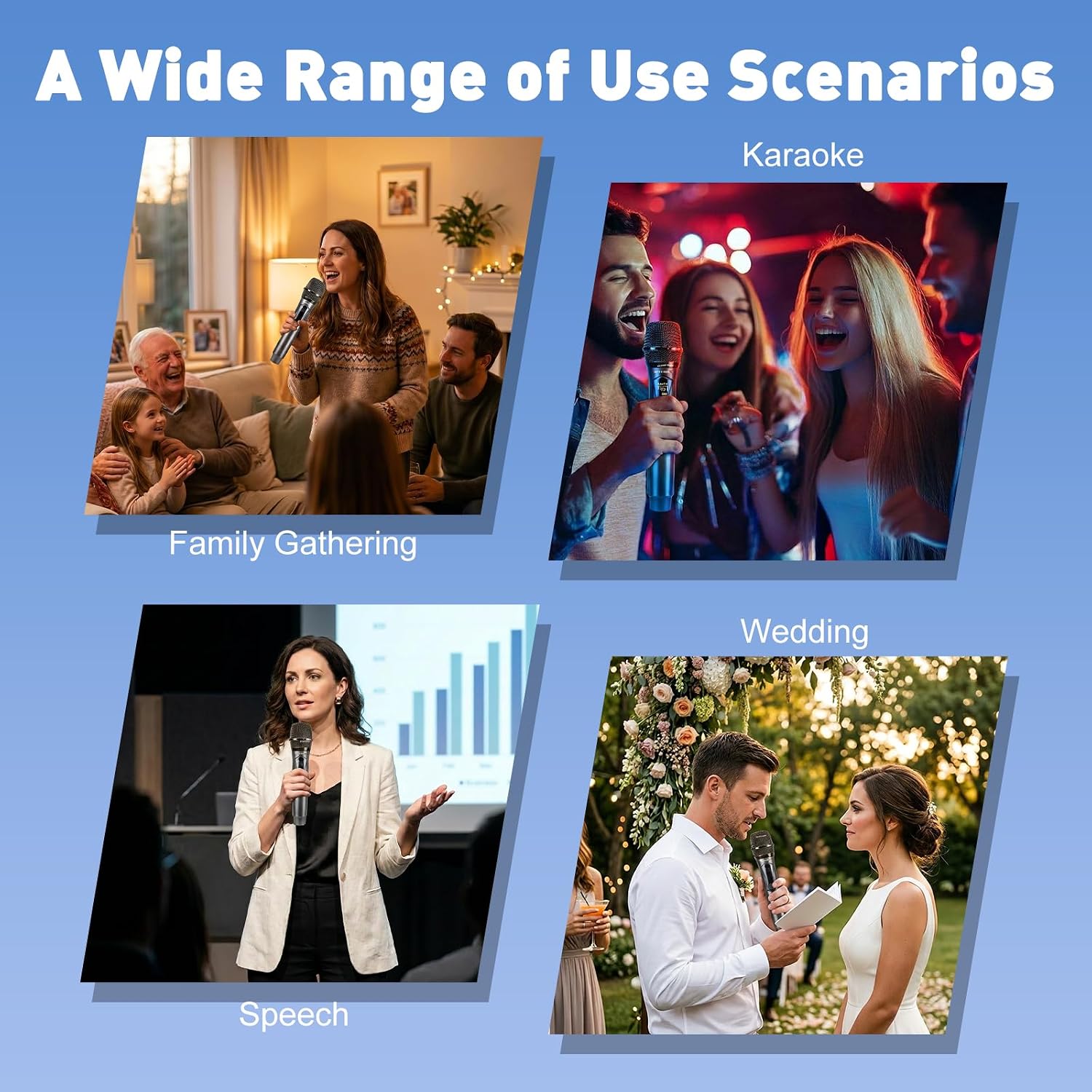 Wireless Handheld Microphones for Singing with 500 FT Reception - Image 8